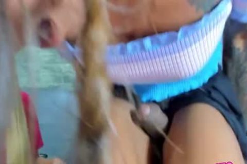 amazing ebon Monstercock oral joy-stimulation