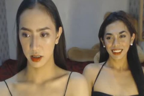 oriental Skinny lady-mans Double cock oral pleasure-job