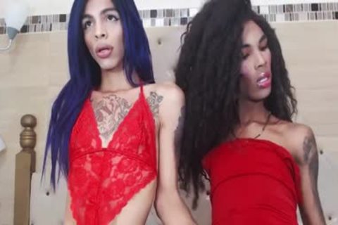 black tranny Monstercock receives Sucked