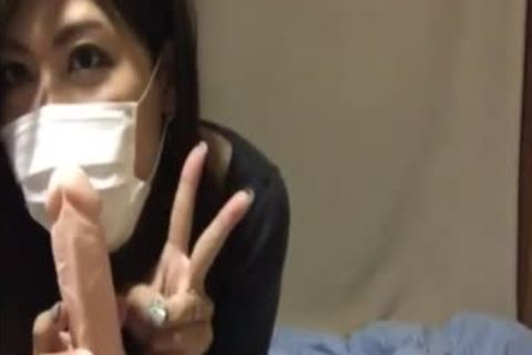Quarantined Chinese Ladyboy Very dirty Making Some Tokens