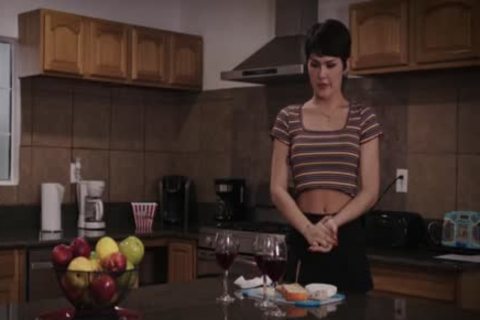 busty brunette hair lady-man throats And Analed By Boyfriends friend