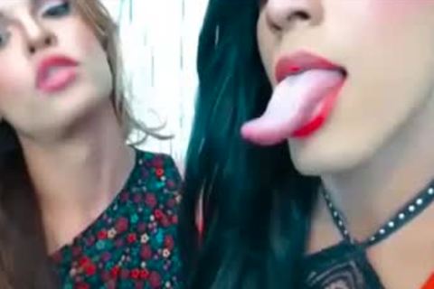 cute lengthy Tongue T angel kissing oral stimulation