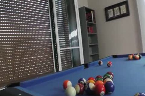 Raphaella Ferrari Pool Table poke