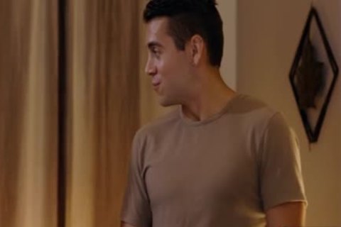 Trans Aubrey Kate pokes Random guy