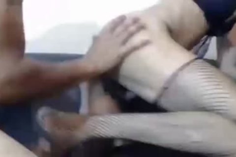 pair shemale loves engulfing And slamming