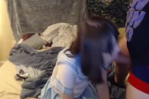 Super cute couple masturbating