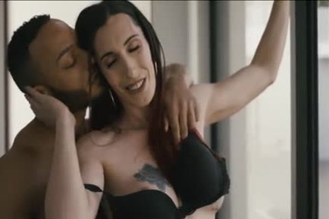TS Melanie not quite Caught boyfriend plowing Stepsis