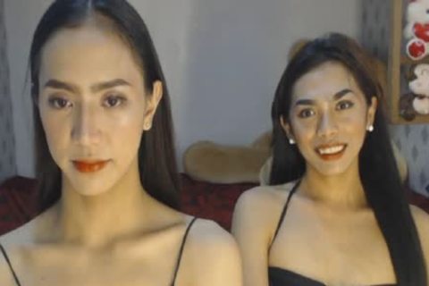 oriental Skinny tgirls Double penis oral sex-service