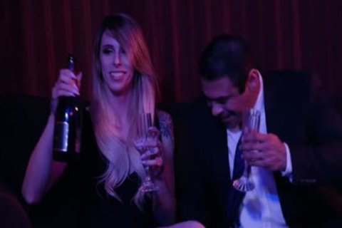 Trans babe Casey Kisses And Draven receives sleazy Inside The VIP Room