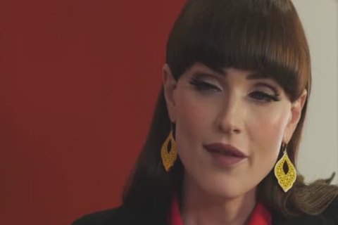 Corporate Manager Natalie Mars plowed In The Office