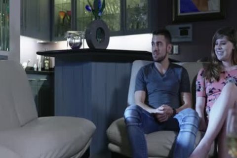 busty TS Chelsea Poe Tastes Colbys powerful dick