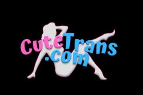 Very lusty busty tranny Jerks Her penis