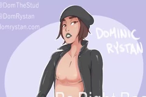 Gothic ladyboy Plays