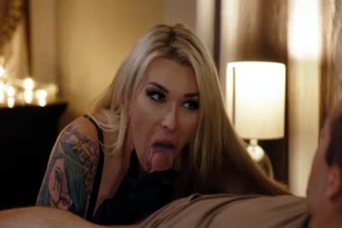 breasty blond TS Dante Colle ass nailed By Dante Colle