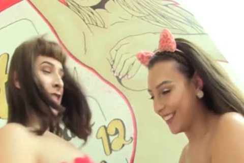 kinky TS Jerks Off And Cums After suck job-stimulation By Alexa Scout