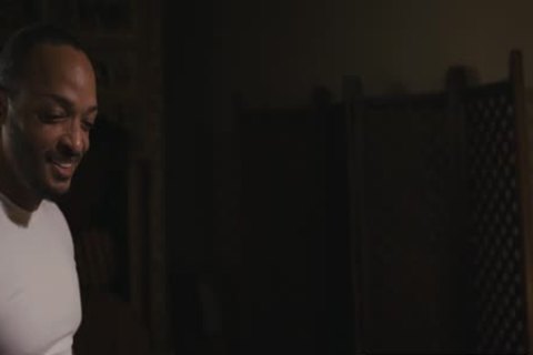 dark Masseur Analed His sheboy Client