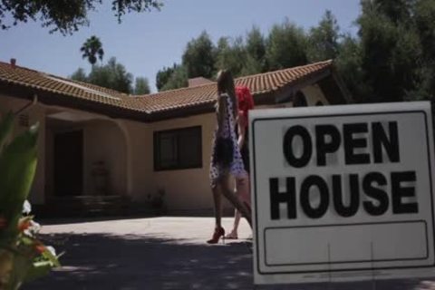 Redhead Ts And Her superlatively good ally poked By Real Estate Agent