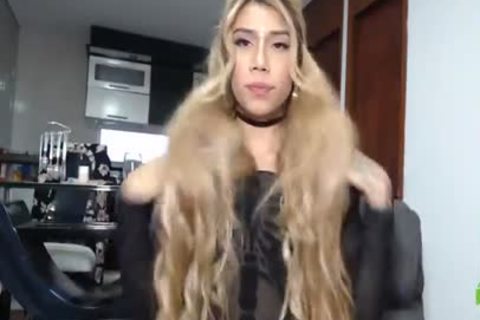 t-girl ladyboy receives dick juice flow After bang