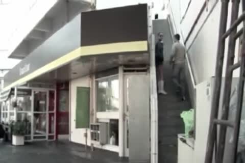 Transgender whores Service In A Public Gas Station