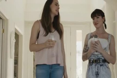 busty Ts bonks Her slutty babe ally