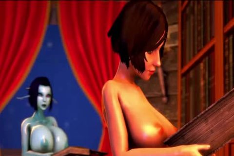 Futanari 3some rough Sex // 3d Animation + Bonus