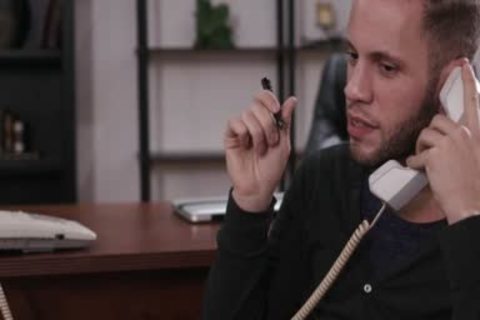 skinny Tbabe Lena Kelly gets admirable ass invasion In The Office