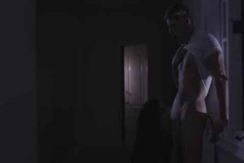 breasty Ts Melanie Brooks sucks A man knob Expertly