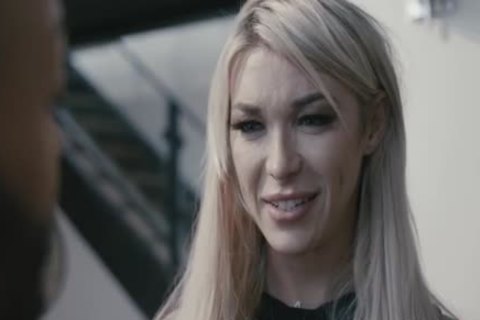 busty tranny Seduces Her darksome neighbour to poke her wet wazoo