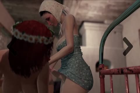 3D Futanari ladyboy Animation With Dickgirls