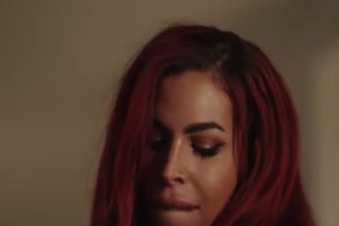 delicious Redhead latina TS hammered By dark fellow