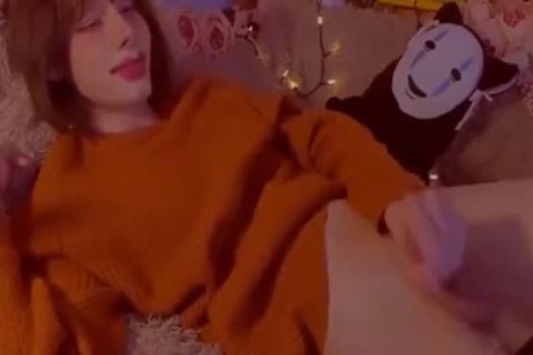 enchanting ladyboy honey Shows Her Hard dick