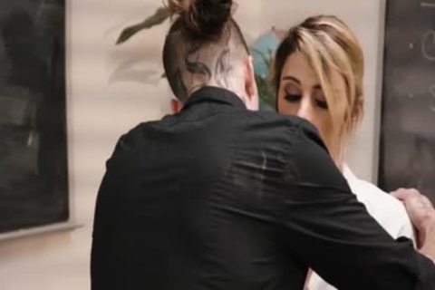tasty lad bonks Her TBabe Coworker Casey Kisses In Doggystyle