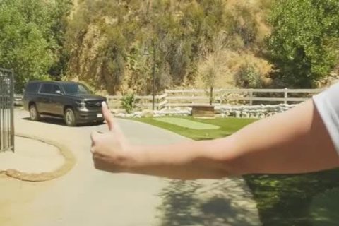 tgirl Jamie French - ladyboy Hitchhikers