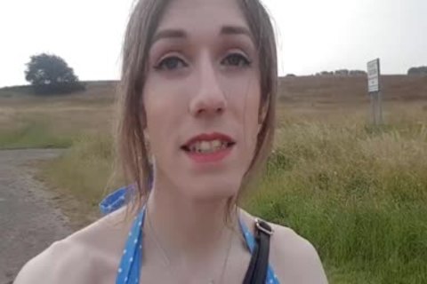 Outdoor ass In My Summer costume; Public No pants Finger fuck