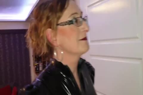 tranny Latex Maid acquires Pegging, Spanked And banged Hard