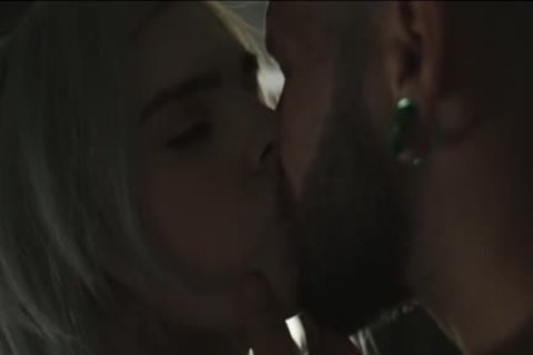 man Watch Ts Ella whilst sucking His cock