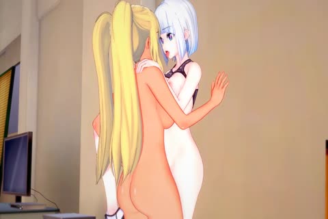 Futa Sakura Hibiki X Gina Boyd[dumbbell Nan Kilo Moteru?] — 3D hentai