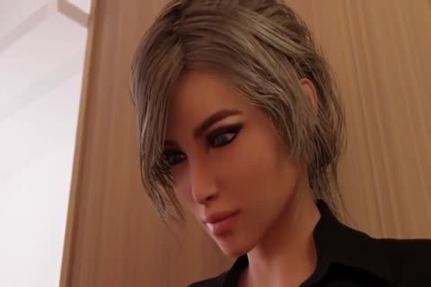 stunning Futa MILF fucks dark Nurse - 3D Interracial Animation