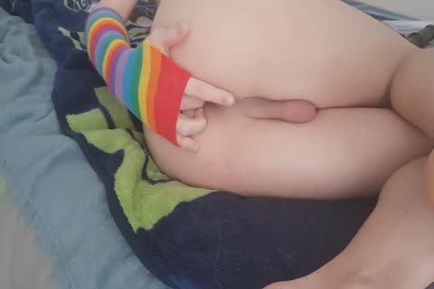 Very sexy Femboy Uses fake penis & Cums
