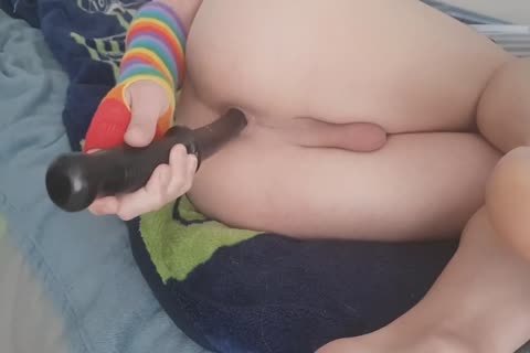 Very sexy Femboy Uses fake penis & Cums