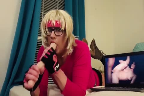 excellent dildo DEEPTHROAT SISSY excited SISSY wazoo IN WINDOW