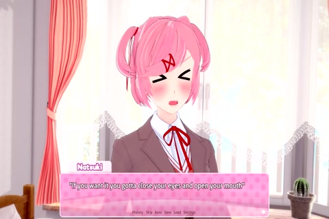 Doki Doki Futa Club: Futa Natsuki fascinating fuck With MC | Taker POV