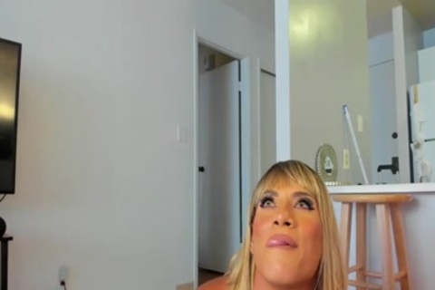 slutty gigantic Shafted TBabe Hard Stroking On web camera Part two