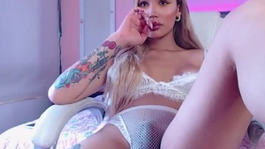 Whites lingerie latina blonde Trans cutie With Tattoos Webcams Solo