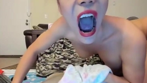 pretty sheboy Wanks Off Her ramrod