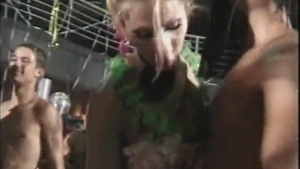 Large bunch Of Freaks poke At lady-man orgy Party