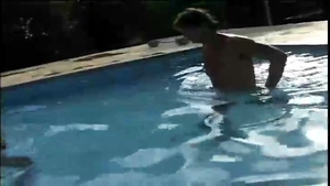 teen tranny cutie plowed Poolside