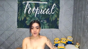 horny Ladyboy loves To Play With Her shlong