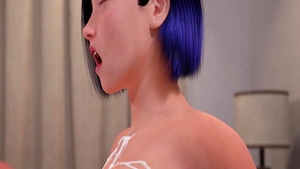 Barely Legal Trans teen Jerks Her 10-Pounder In Front Of dark Stepdad