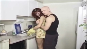 aged shelady receives sucked